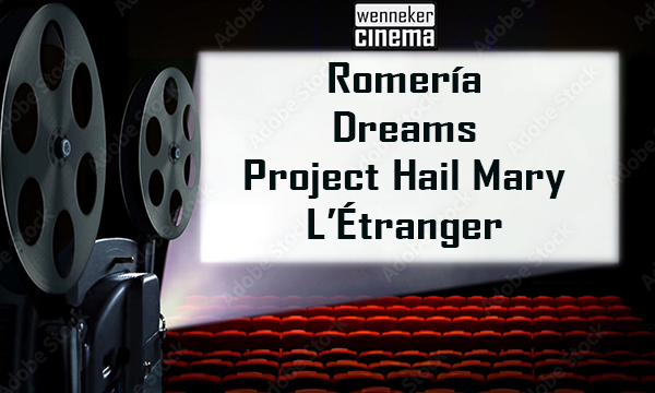 Vier nieuwe filmtitels bij Wenneker Cinema