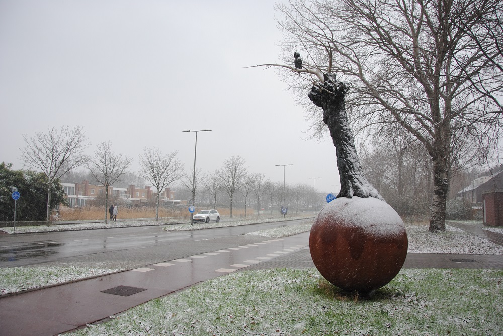 Code geel wegens mogelijke gladheid 