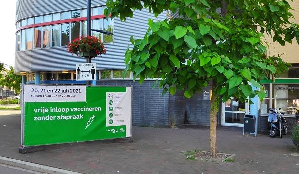 Drie dagen lang: vaccineren zonder afspraak in Schiedam Oost