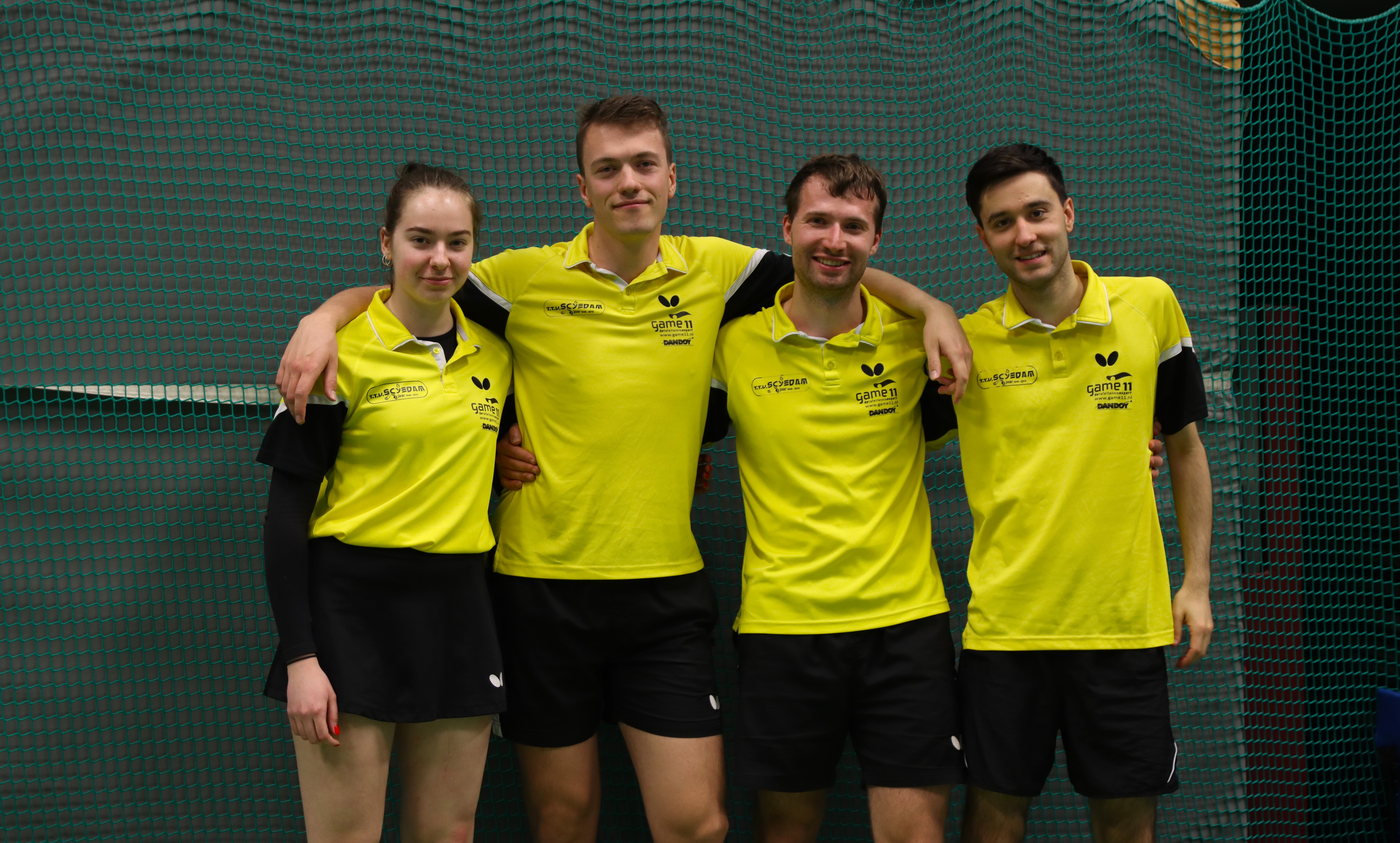 Scyedam tafeltennis handhaaft zich via winst op laatste speeldag